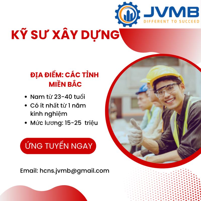 TUYỂN DỤNG KỸ SƯ X&Acirc;Y DỰNG