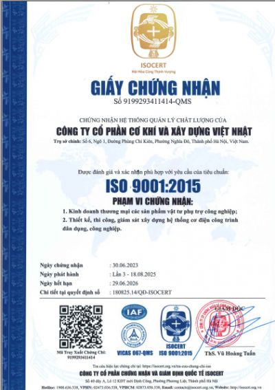 Chứng nhận hệ thống Quản lý Chất Lượng
